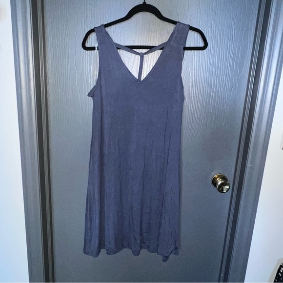 24/7 Solid Strappy Back Dress - Picture 2 of 7